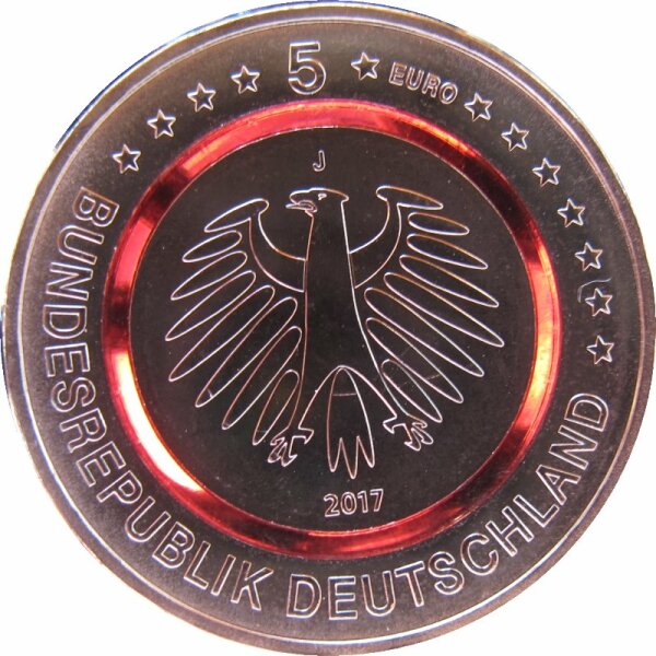 Deutschland 5 Euro 2017 Tropische Zone st J