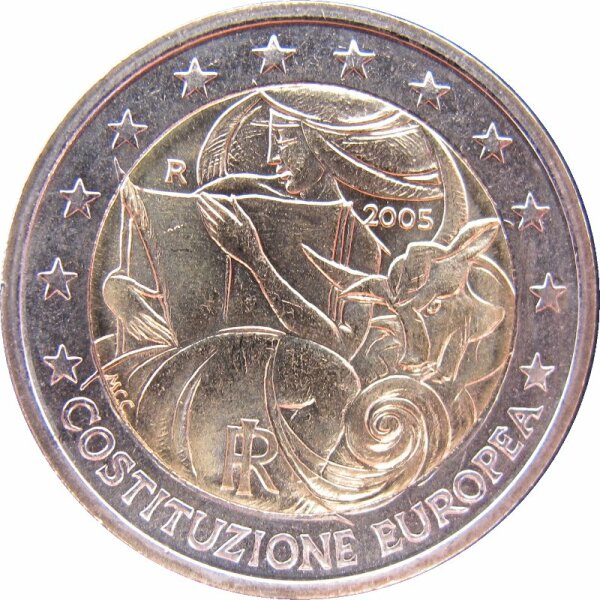 Italien 2 Euro 2005 EU-Verfassung