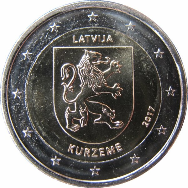 Lettland 2 Euro 2017 Kurzeme