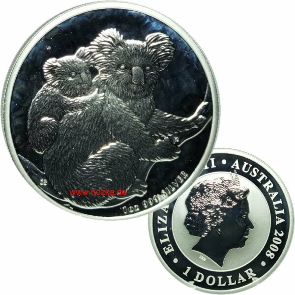 Australien 1 OZ Koala 2008 Silber