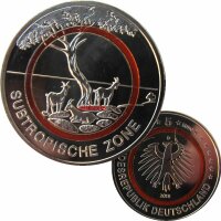 Deutschland 5 Euro 2018 Subtropische Zone st D