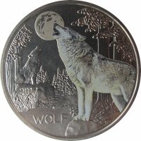 Österreich 3 Euro 2017 Tiertaler Wolf