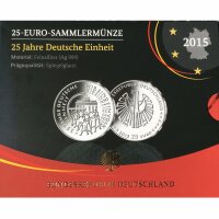 Deutschland 25 Euro 2015 Einheit A pp