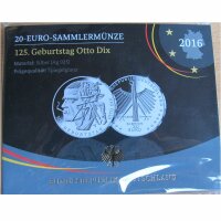 Deutschland 20 Euro 2016 Otto Dix pp