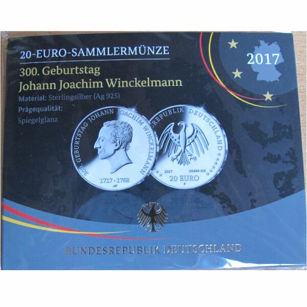 Deutschland 20 Euro 2017 Winckelmann pp