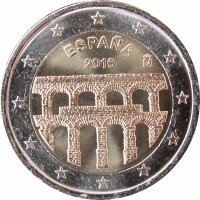 Spanien 2 Euro 2016 Weltkulturerbe Segovia