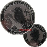 Australien 1 OZ Kookaburra 2019 Silber