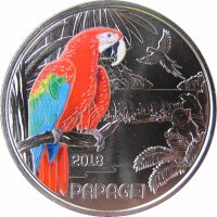 Österreich 3 Euro 2018 Tiertaler Papagei