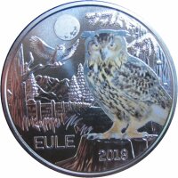 Österreich 3 Euro 2018 Tiertaler Eule