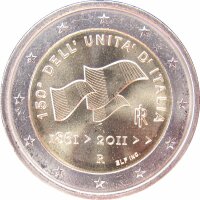 Italien 2 Euro 2011 150 Jahre Italien