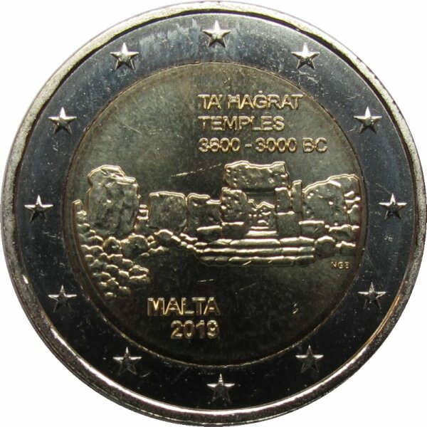 Malta 2 Euro 2019 Ta Hagrat