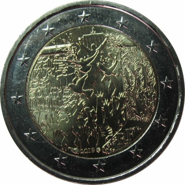 Frankreich 2 Euro 2019 Mauerfall