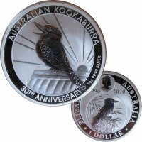 Australien 1 OZ Kookaburra 2020 Silber