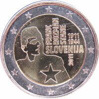 Slowenien 2 Euro 2011 Franc Rozman