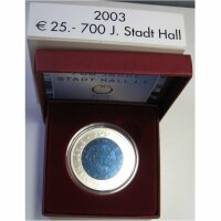 &Ouml;sterreich 25 Euro 2003 Niob - Stadt Hall