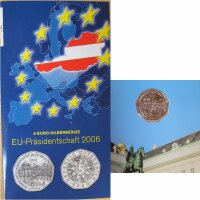 Österreich 5 Euro 2006 EU-Präsidentschaft HG