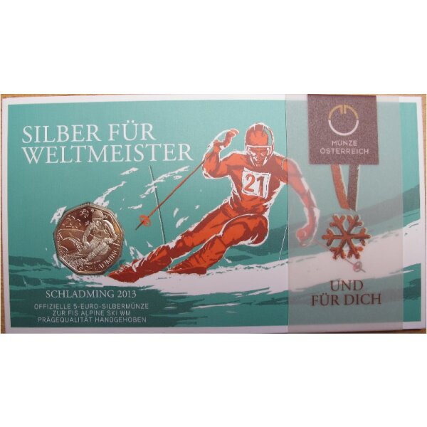 Österreich 5 Euro 2012 Schladming 2013 HG
