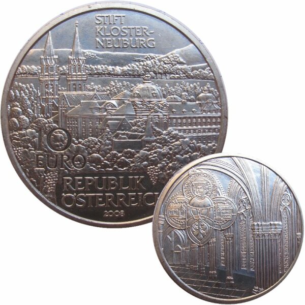 Österreich 10 Euro 2008 Stift Klosterneuburg st