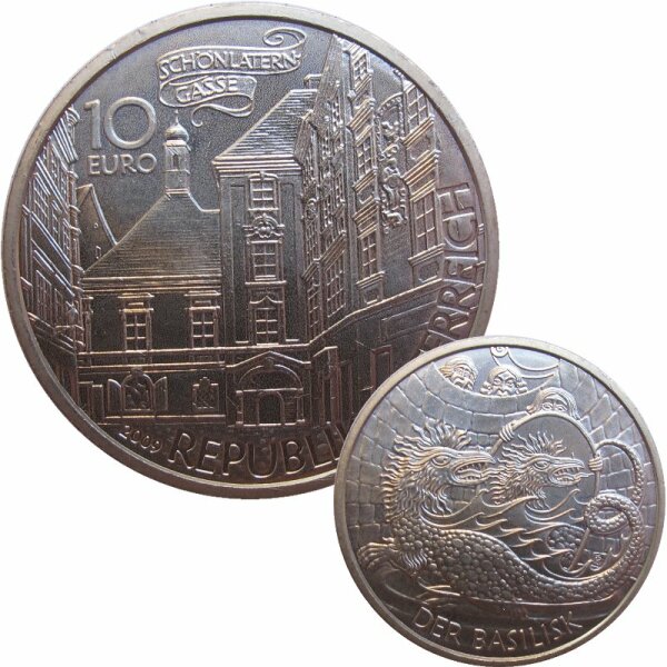 Österreich 10 Euro 2009 Der Basilisk st