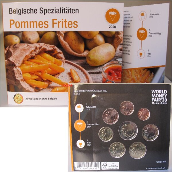 Belgien KMS 2020 st WMF Messesatz Pommes