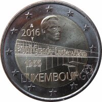 Luxemburg 2 Euro 2016 Charlotte-Brücke