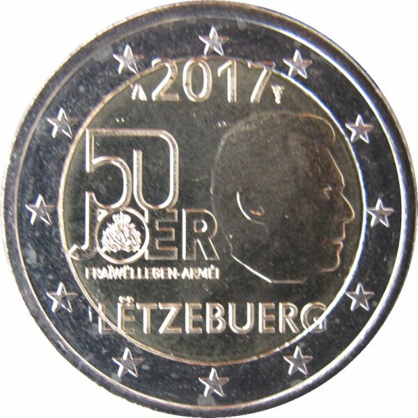 Luxemburg 2 Euro 2017 Wehrdienst