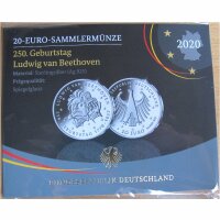 Deutschland 20 Euro 2020 Beethoven pp