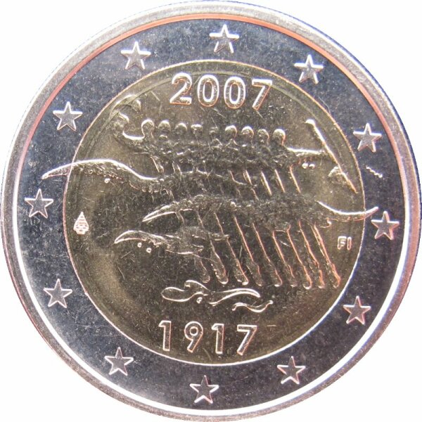 Finnland 2 Euro 2007 Unabhängigkeit