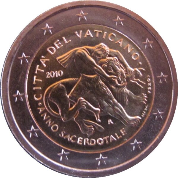 Vatikan 2 Euro 2010 Priesterjahr Lose