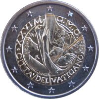 Vatikan 2 Euro 2011 Weltjugendtag Madrid Lose