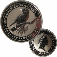 Australien 1 OZ Kookaburra 1995 Silber