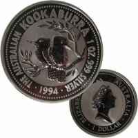 Australien 1 OZ Kookaburra 1994 Silber