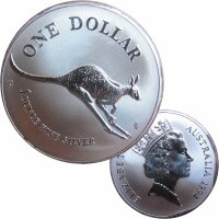 Australien 1 OZ K&auml;nguru 1994 Silber