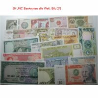 Lot Banknoten Welt - 50 Stück