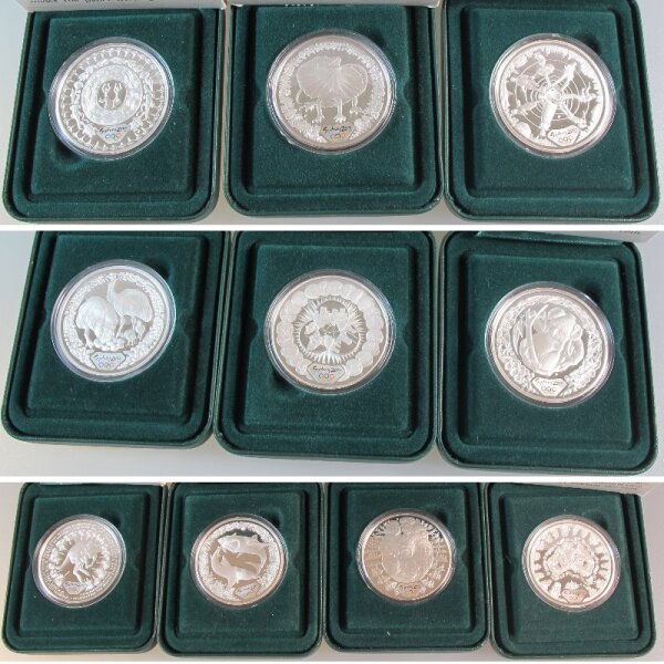 Australien 10 x 5 AUD Olympische Spiele Sydney Silber
