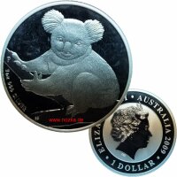 Australien 1 OZ Koala 2009 Silber