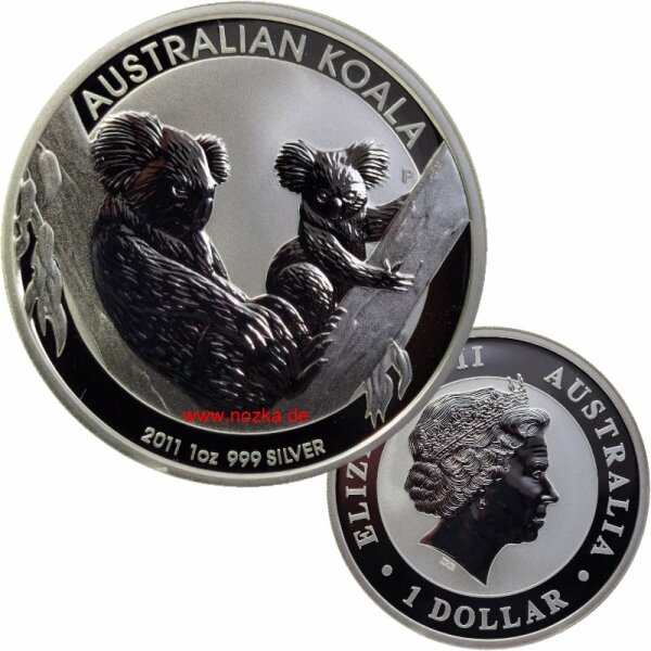 Australien 1 OZ Koala 2011 Silber