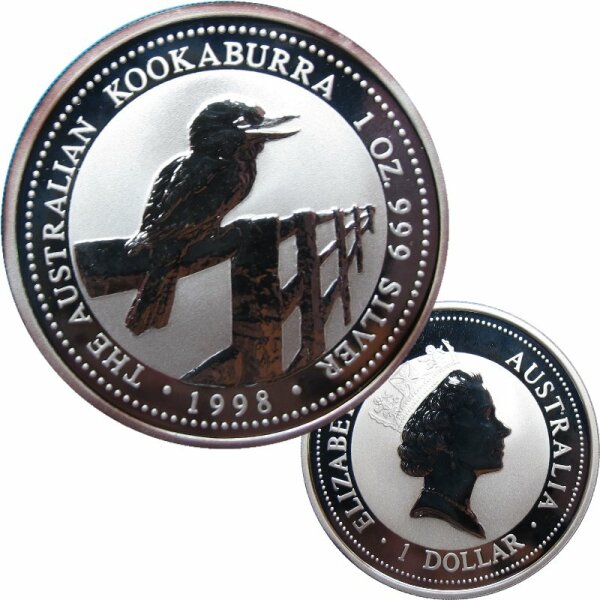 Australien 1 OZ Kookaburra 1998 Silber