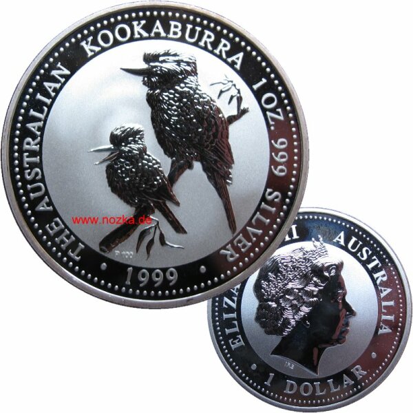 Australien 1 OZ Kookaburra 1999 Silber