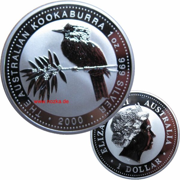 Australien 1 OZ Kookaburra 2000 Silber