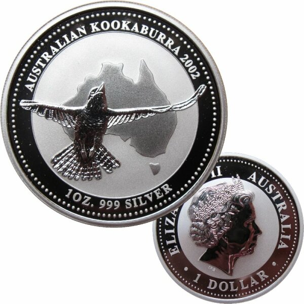 Australien 1 OZ Kookaburra 2002 Silber