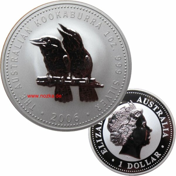 Australien 1 OZ Kookaburra 2006 Silber