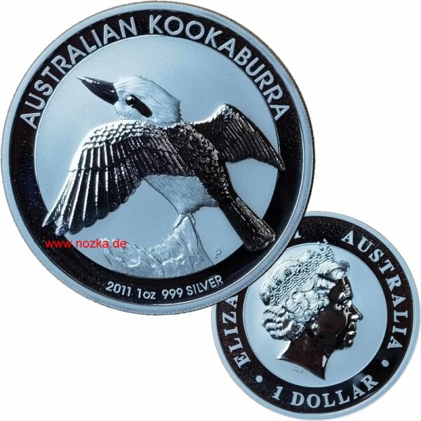 Australien 1 OZ Kookaburra 2011 Silber