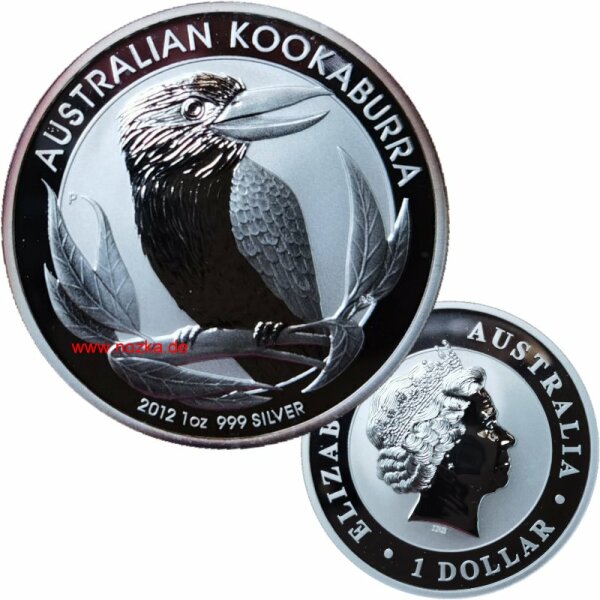 Australien 1 OZ Kookaburra 2012 Silber