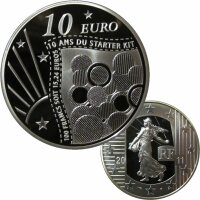 Frankreich 10 Euro 2011 10 Jahre Starterkit