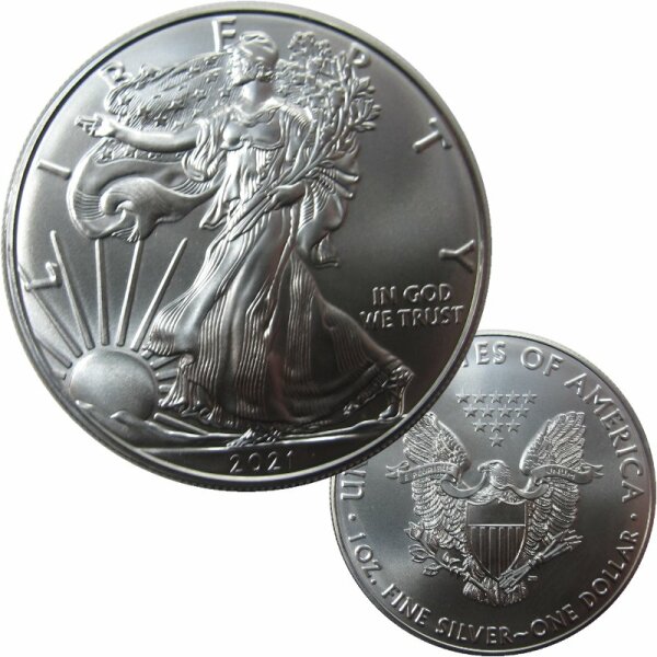 USA 1 OZ Silver Eagle 2021