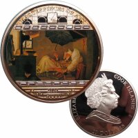 Cook Islands 20 Dollars 2009 - 3 OZ Silber Der Arme Poet