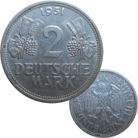 Deutschland 2 DM 1951 Ähren G J. 386