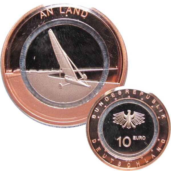 Deutschland 10 Euro 2020 An Land Polymer st G