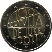 Lettland 2 Euro 2021 Anerkennung